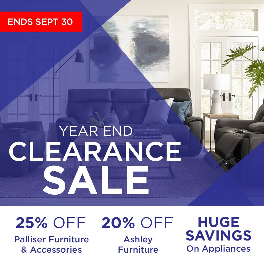 25% Off Palliser Furniture and 20% off All Ashley Furnitutre