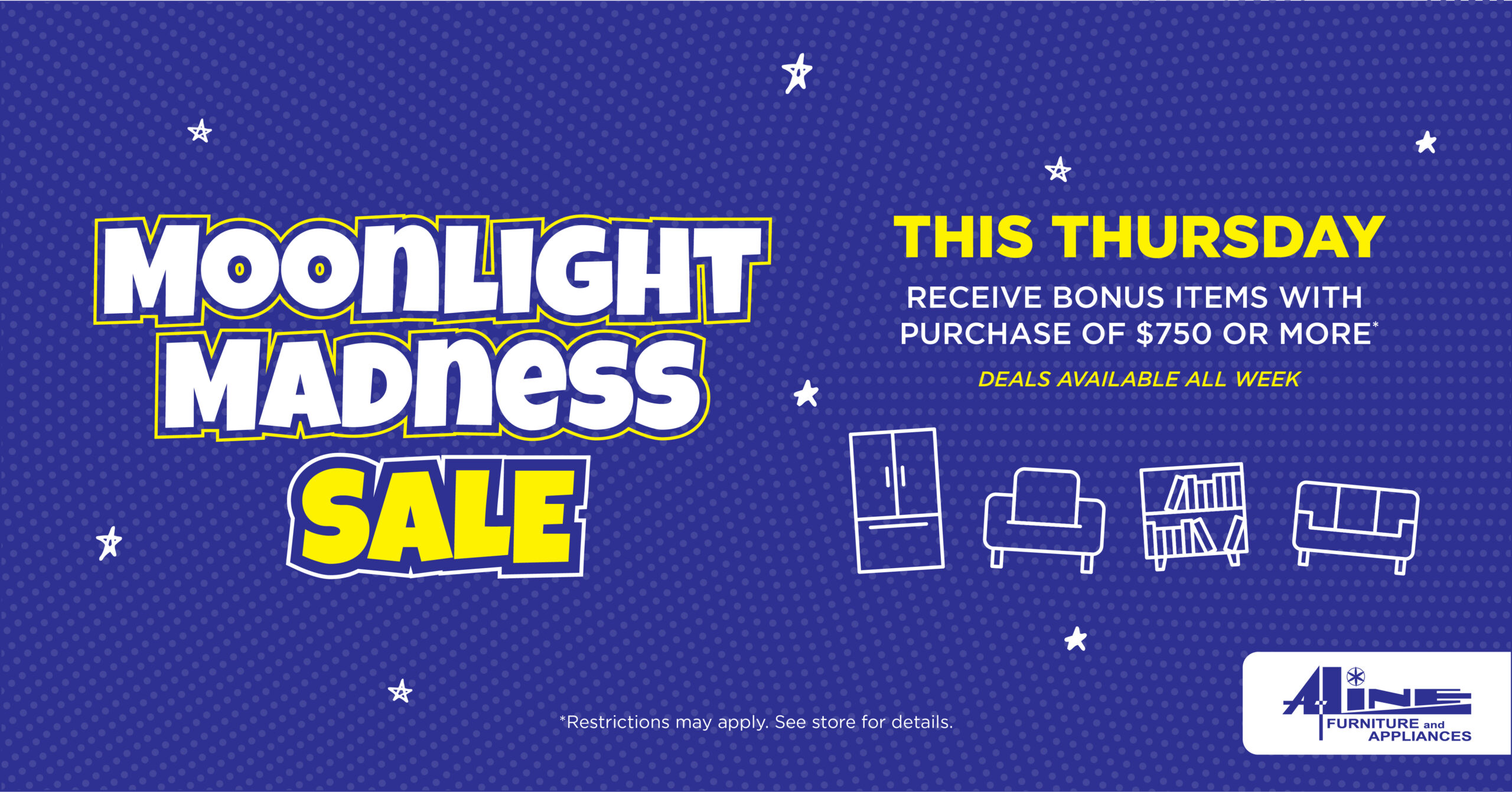 Furniture Deals for Moonlight Madness